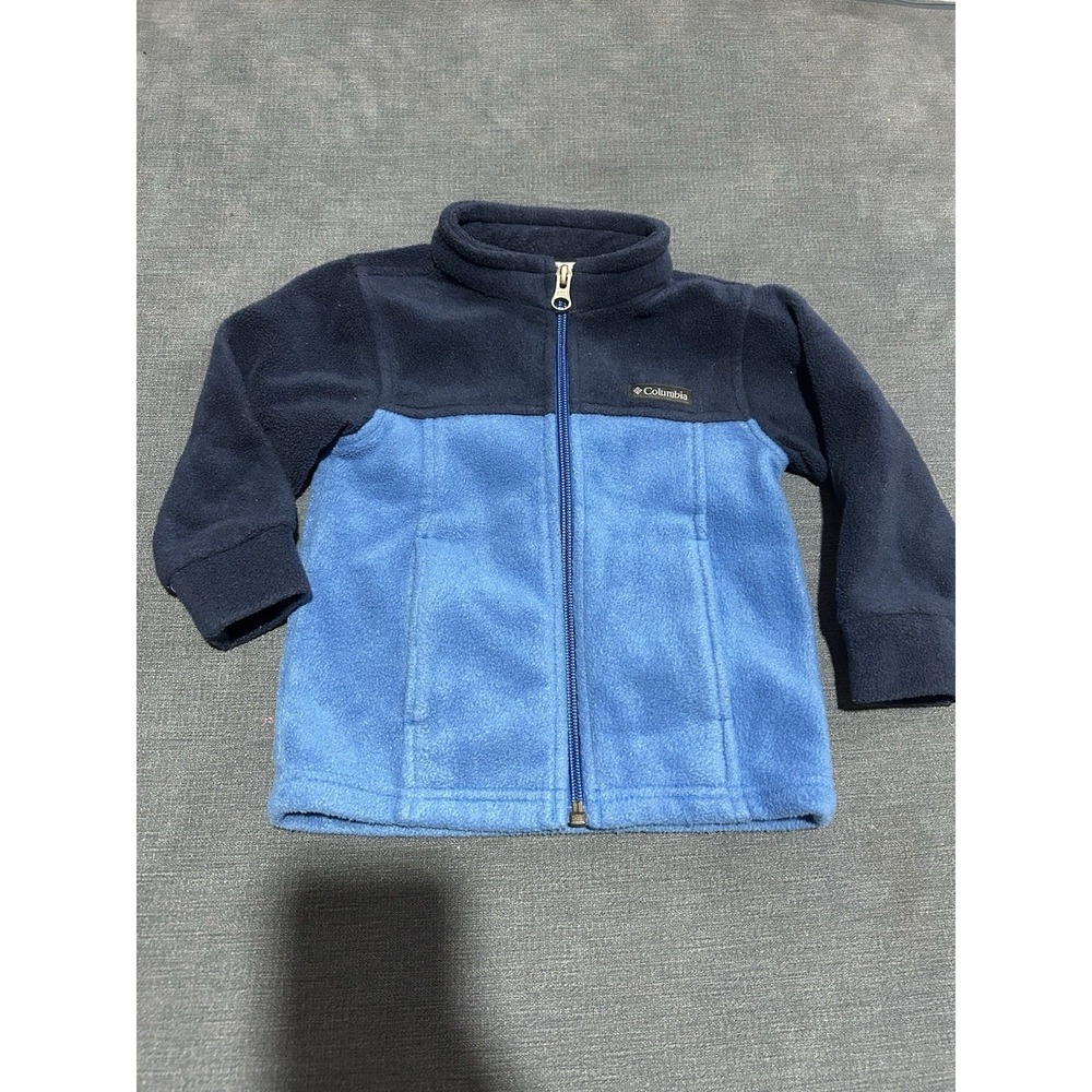 Columbia Toddler Boy Blue Fleece Jacket Size 12-18 Month